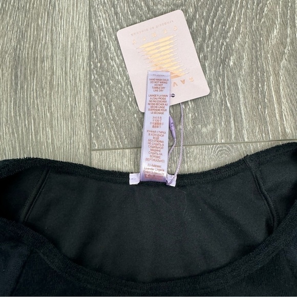 Savage X Fenty 70s Ruched Terry Thong Teddy Bodysuit Black Size XL NWT - Picture 9 of 12